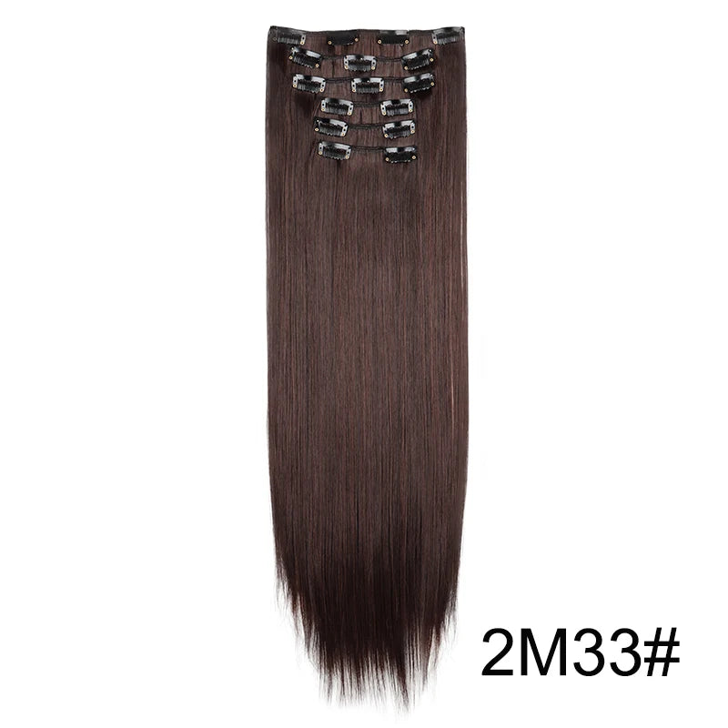 Clip in Hair Extensions Real Natural Hair Remy Straight Set 5&7 Pcs Brazilian Clip in Human Hair Extensions