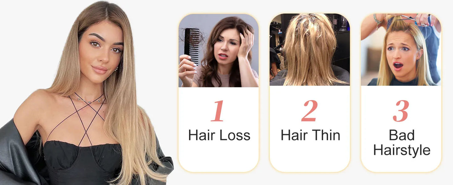Clip in Hair Extensions Real Natural Hair Remy Straight Set 5&7 Pcs Brazilian Clip in Human Hair Extensions